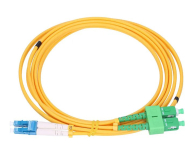 ExtraLink SC/APC-LC/UPC Patchcord Jednomodowy Duplex G652D 3mm 1,5m - 1543844 - zdjęcie 1
